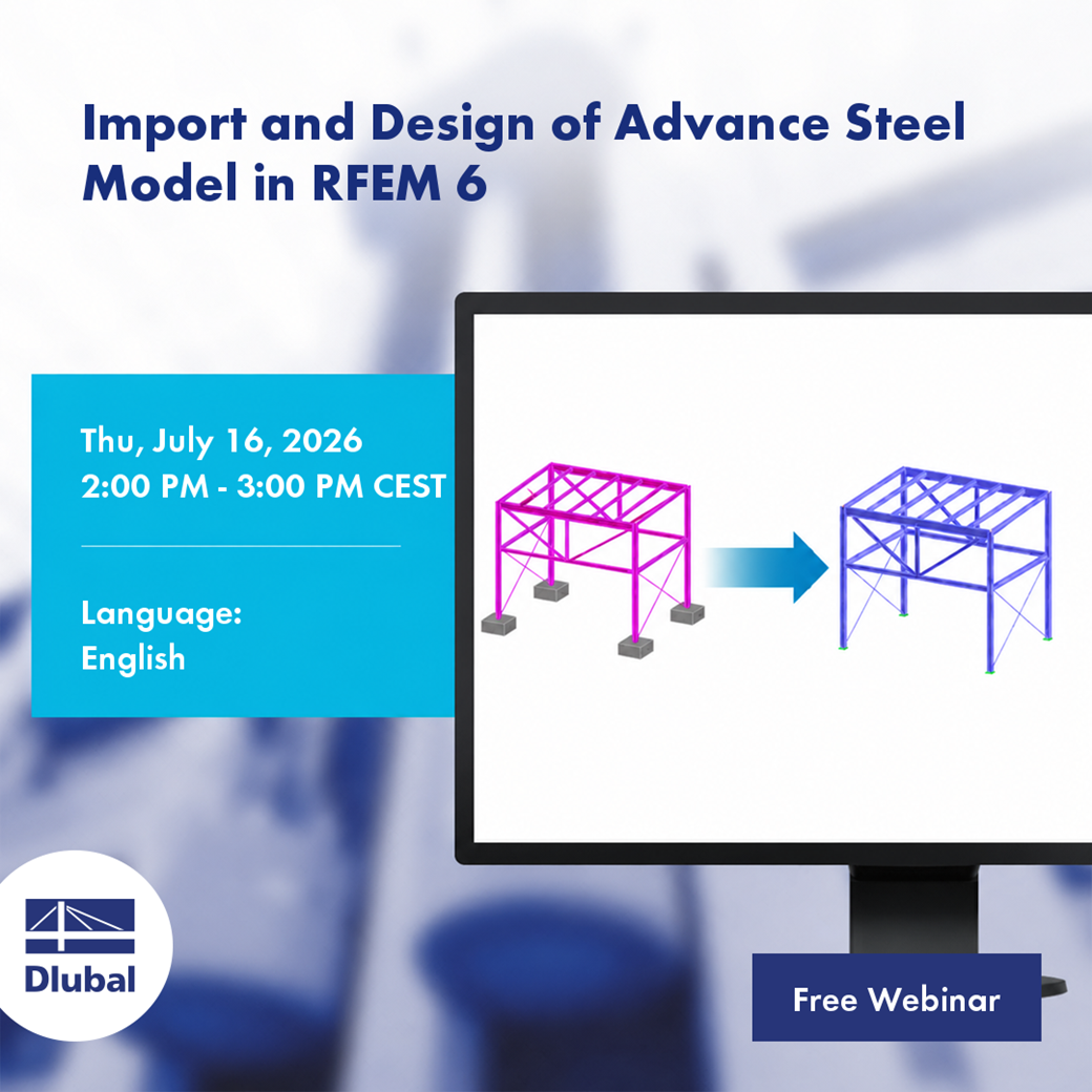 Import i projektowanie modelu Advance Steel w programie RFEM 6