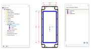 Warstwy dla obiektów wzmocnionego profilu aluminiowego
