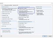 Exportação DXF do RFEM para o AutoCAD