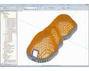 Estrutura do pavilhão Buga constituída por 6000 barras em madeira ((C) www.fh-koblenz.de)