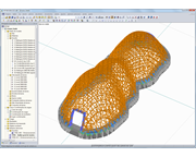 Estrutura do pavilhão Buga constituída por 6000 barras em madeira ((C) www.fh-koblenz.de)