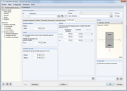 Maske 1.6 Bewehrung - Register SIA 262 (RF-BETON Stäbe)