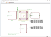 Bewehrungsplan - Draufsicht Köcher