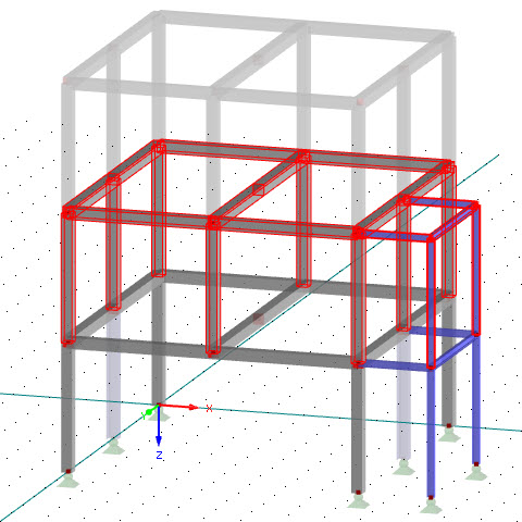 Consideração de fases para a construção de edifícios com o RF-STAGES