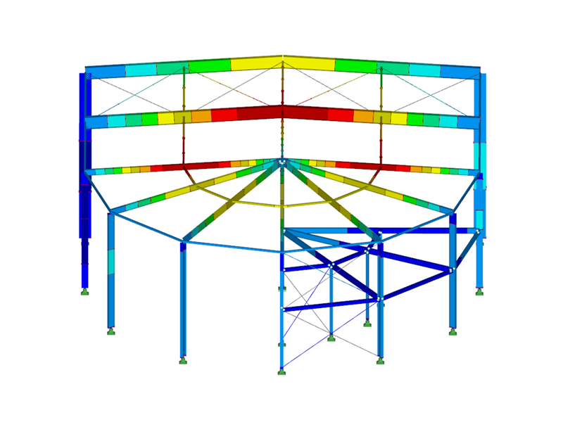 Módulo adicional RF-/STEEL BS do RFEM/RSTAB | Dimensionamento de barras de aço de acordo com BS 5950 ou BS EN 1993-1-1