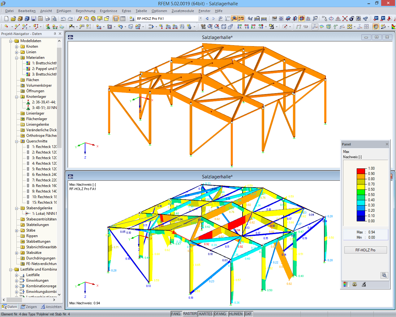 Holzbemessung nach der britischen Norm