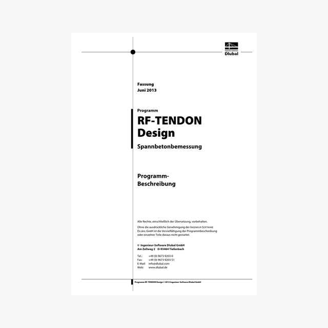 Handbuch RF-TENDON Design