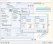 Definition einer Lastausmitte für eine konstante Stablast