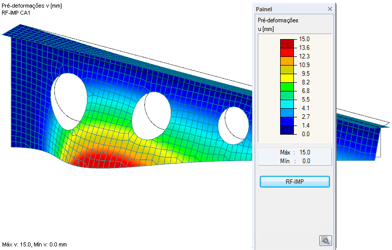 Vorverformtes FE-Netz