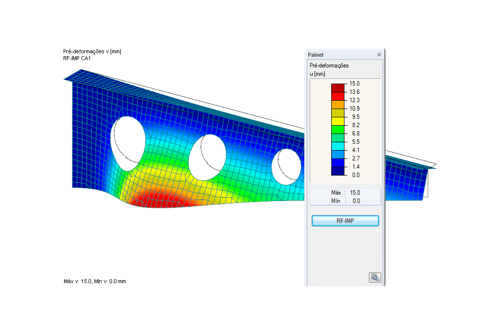 Vorverformtes FE-Netz