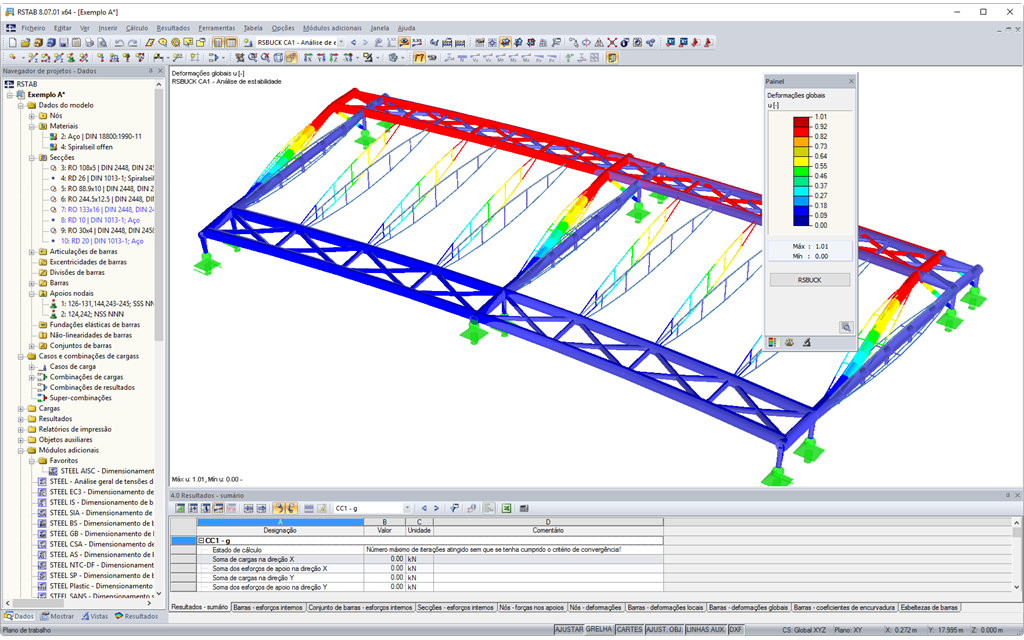 Grafische Darstellung der Knickfigur