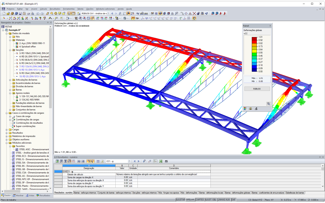 Grafische Darstellung der Knickfigur