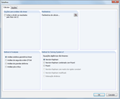 Detaileinstellungen für die Berechnung
