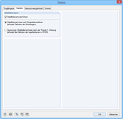 Detaileinstellungen Stabilität