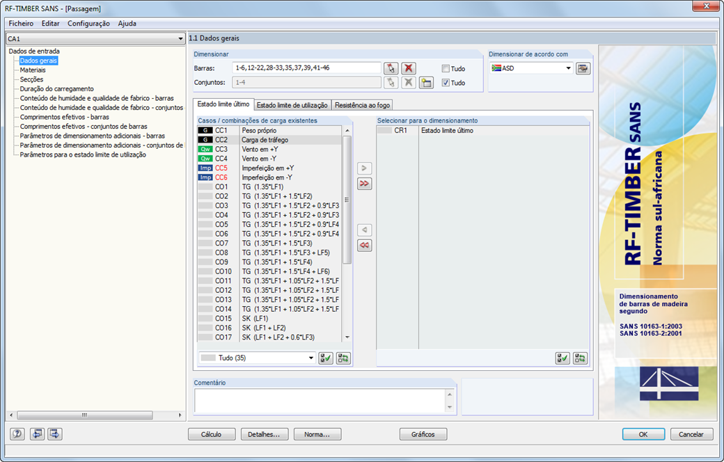 Janela 1.1 Dados gerais