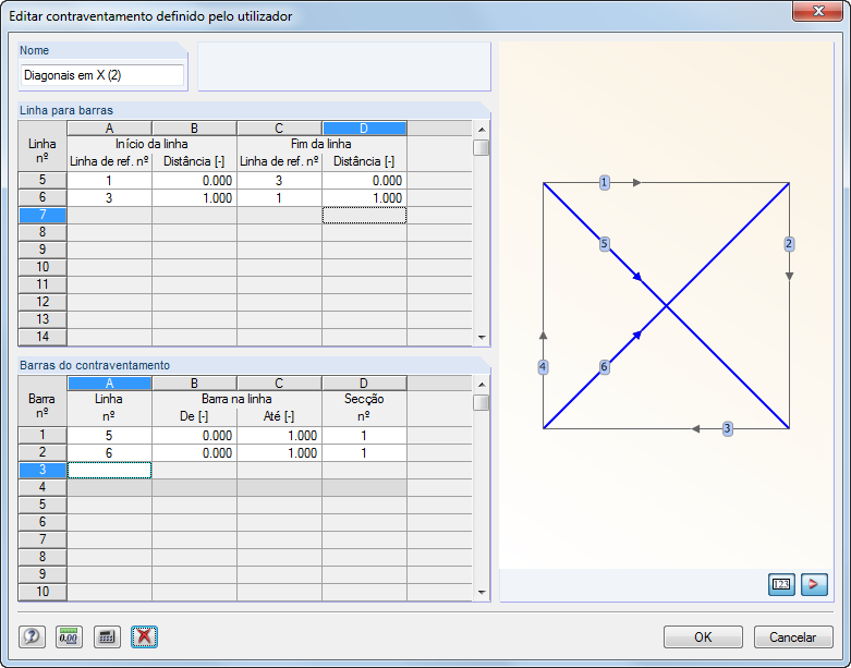 Benutzerdefinierte Ausfachung bearbeiten