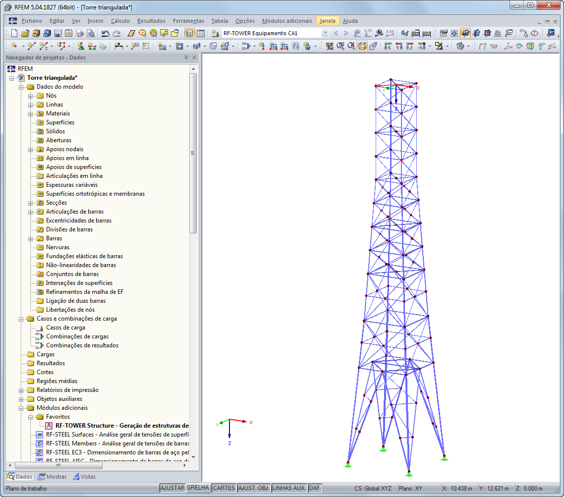 Mastdarstellungen in RFEM