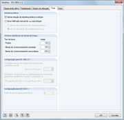 Detaileinstellungen für Gittermast