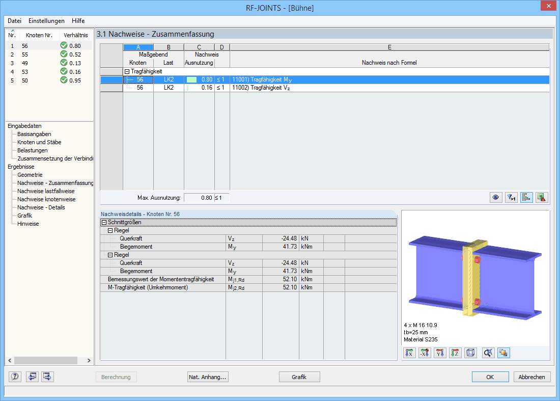 Janela 3.1 Verificações – Resumo