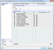 Selektion im Ausdruckprotokoll