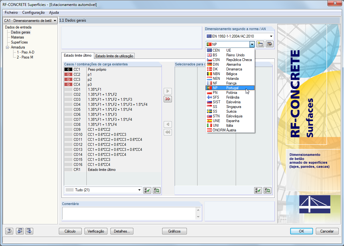 RF-BETON Stäbe - 1.1 Basisangaben