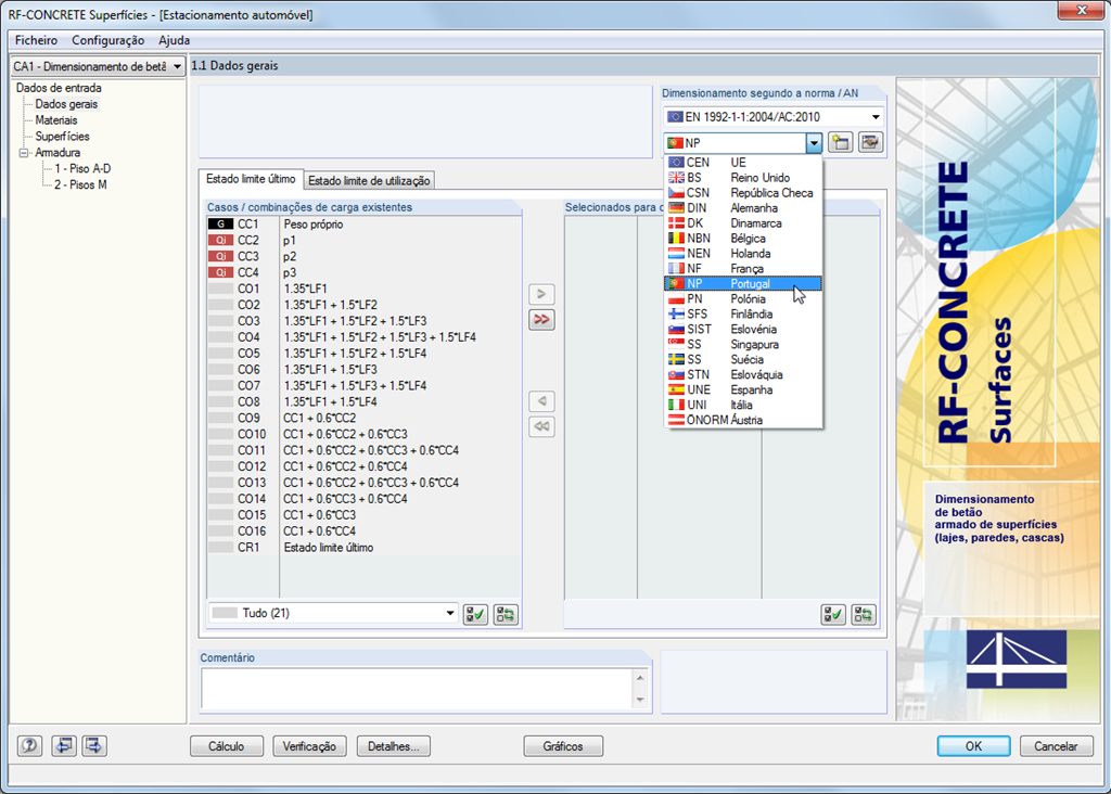 RF-BETON Stäbe - 1.1 Basisangaben
