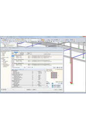 Visualização gráfica dos resultados no RFEM