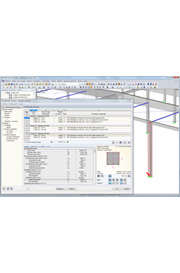 Visualização gráfica dos resultados no RFEM