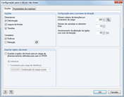 Configuração para o cálculo não linear