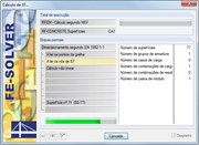 Cálculo não linear de esforços internos