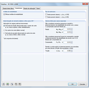 Detaileinstellungen zur Bemessung