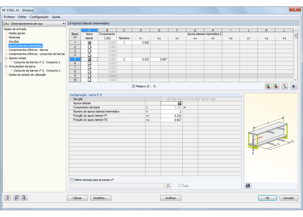Seitliche Lagerungen