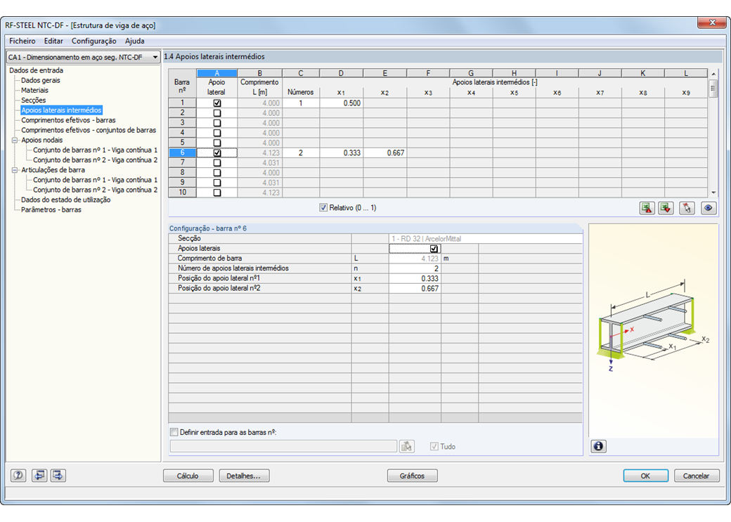 Seitliche Lagerungen