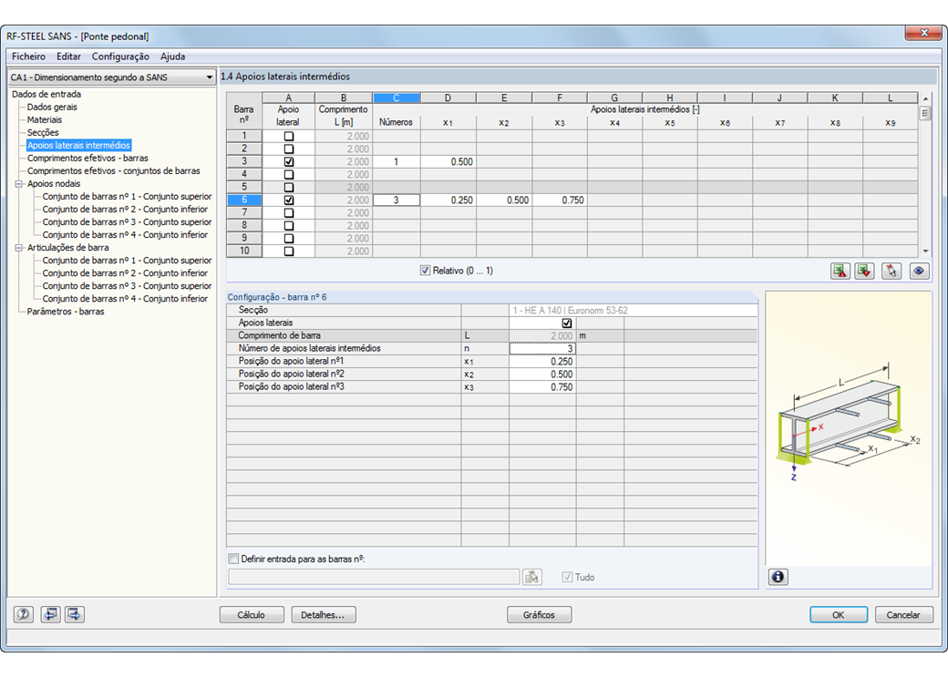 Seitliche Lagerungen