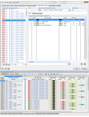 Kombinatorik-Dialog und Tabelle 2.5 Lastkombinationen