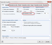 Impressão de gráficos em série