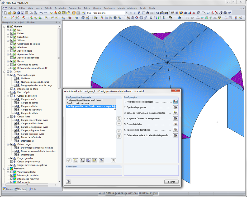 Administrador de configuração