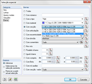 Critérios de seleção para seleção gráfica