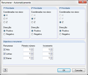 Umnummerieren von Knoten, Linien und Stäben
