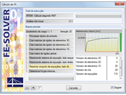 Ablauf der Berechnung mit Diagramm der Verformungen