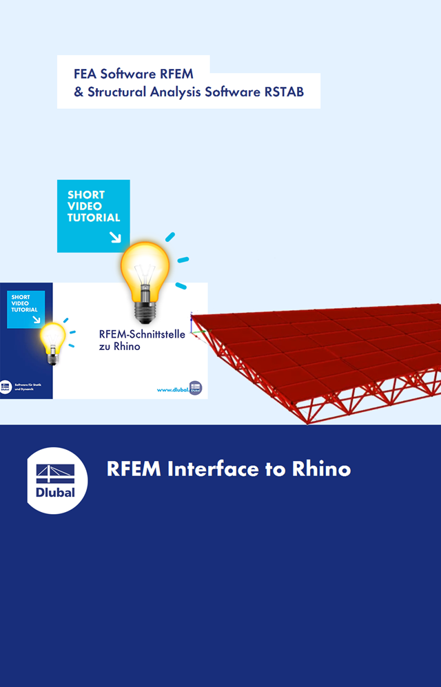 Software de elementos finitos RFEM \n e software de estruturas reticuladas RSTAB