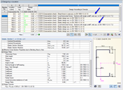 Dimensionamento das forças transversais locais