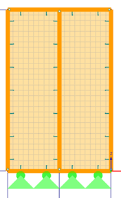 Estrutura de parede de painel de madeira