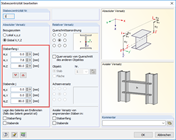 Definição da excentricidade na viga