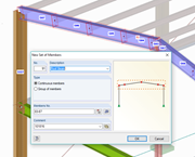 igura 06 - Os conjuntos de barras RFEM aglomeram barras individuais e correspondem a elementos estruturais físicos no modelo BIM