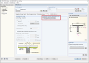 Aktivierung der Berücksichtigung von Schubkräften zwischen Steg und Gurten in RF-BETON Stäbe