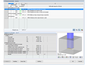 Janela 3.1 Dimensionamento - resumo incluindo detalhes de profundidade do encaixe necessária