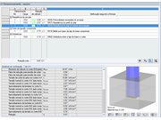 Janela 3.1 Dimensionamento - resumo incluindo detalhes da resistência do pilar no interior da fundação