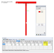 7 - Tabela do SHAPE-THIN "8.1 Plasticidade" e tensões plásticas equivalentes para a barra nº 2 (classe 4)