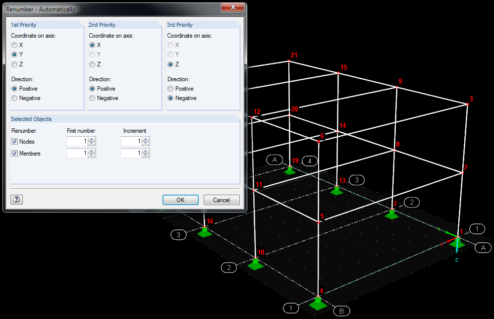 Automatische Umnummerierung